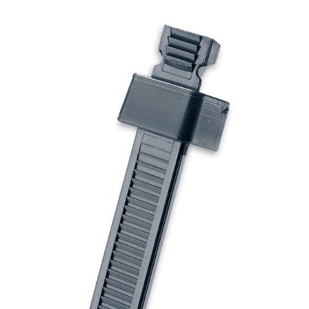 PANDUIT 4" L, 7/64" W, Black Plastic Cable Tie, Package quantity: 1000 SST1M-M0